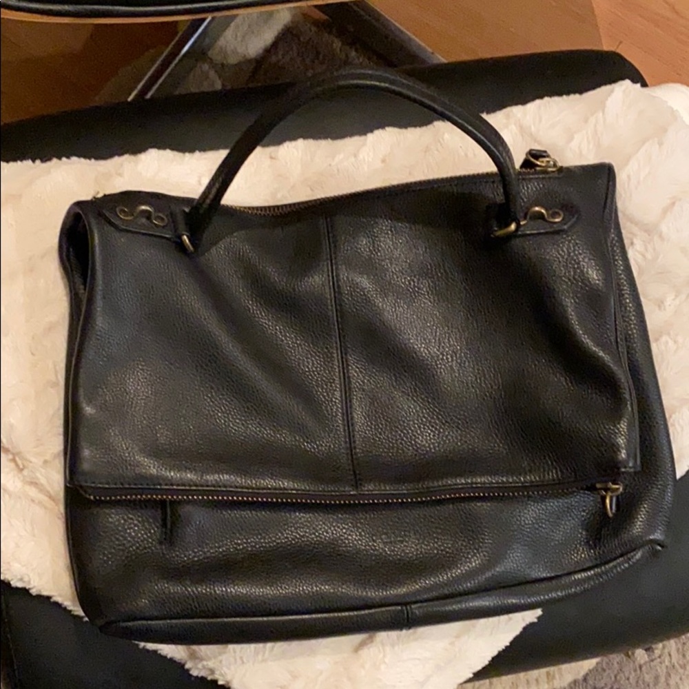 Leather Coach Briefcase Bag